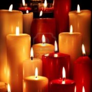 Picture of candles illustrating Jesus, the light of the world