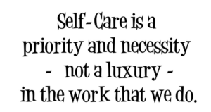 self care is a necessity