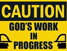 God is at work poster