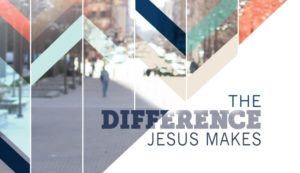 Jesus makes a difference poster 